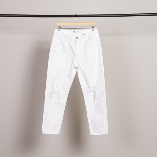 [E10169 hanan morgan] White pants